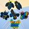 Wrapables 36pc Rainbow Scratch Arts Ornaments, DIY Magic Scratch Arts and Crafts, Insects